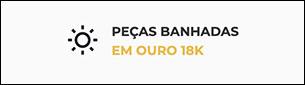 Peças Banhadas em Ouro 18k