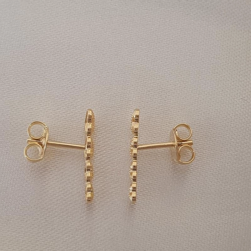 Brinco ear cuff de coração